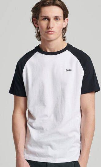 Superdry T-shirt met logostitching model 'VINTAGE BASEBALL'