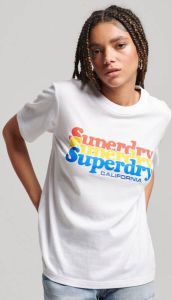 Superdry Shirt met ronde hals VINTAGE SCRIPTED INFILL TEE