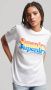 Superdry Shirt met ronde hals VINTAGE SCRIPTED INFILL TEE - Thumbnail 1