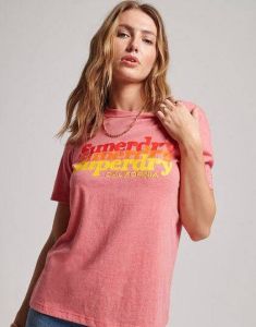 Superdry Shirt met ronde hals VINTAGE SCRIPTED INFILL TEE