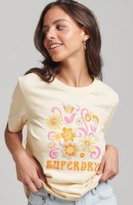 Superdry Shirt met ronde hals W1011160A VINTAGE BRAND