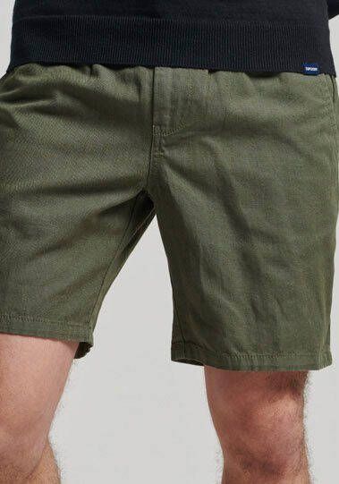 Superdry Vintage Overdyed Shorts Groen Heren