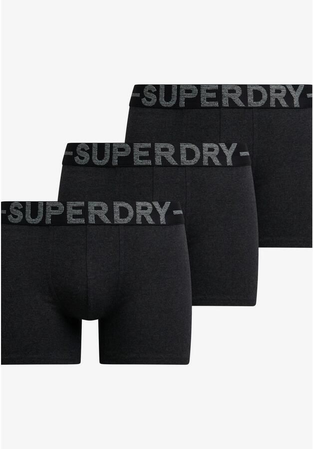Superdry Boxers 3-pack boxershorts van biologisch katoen - Foto 4