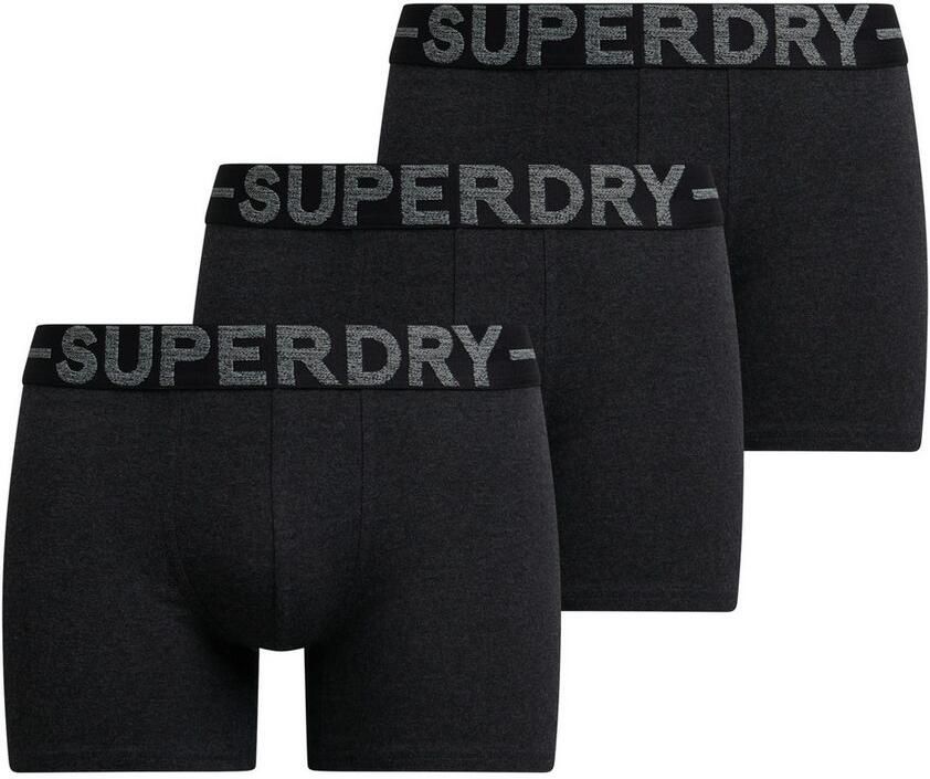 Superdry Boxers 3-pack boxershorts van biologisch katoen - Foto 2