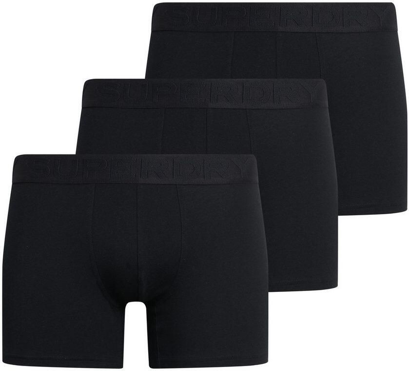 Superdry Boxers 3-pack boxershorts van biologisch katoen