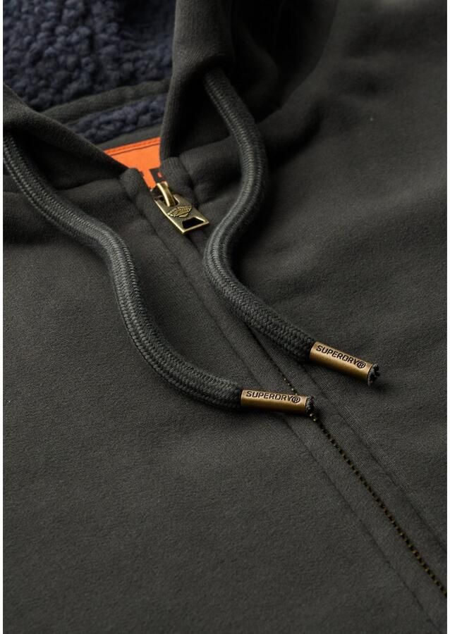Superdry Sweater Hoodie met voering met borgvoering - Foto 2