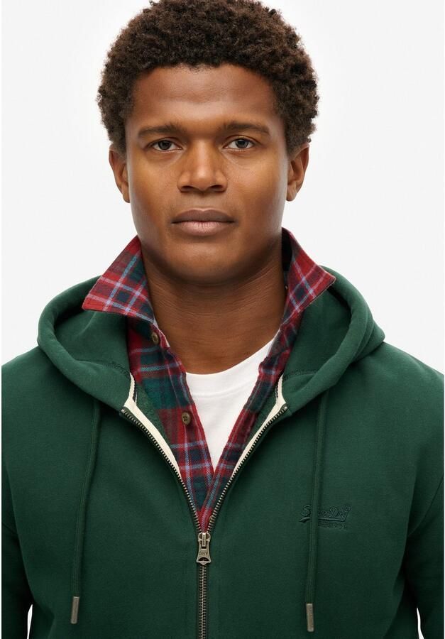 Superdry Capuchonsweatvest ESSENTIAL LOGO ZIP HOODIE HB