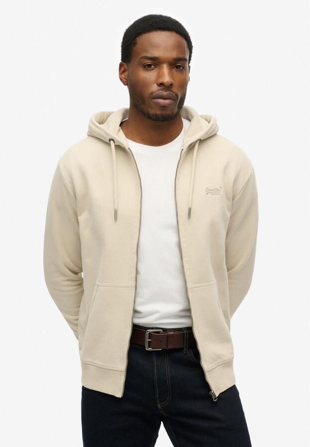 Superdry Sweater Sweatshirt à capuche zippé Logo Essential - Foto 3