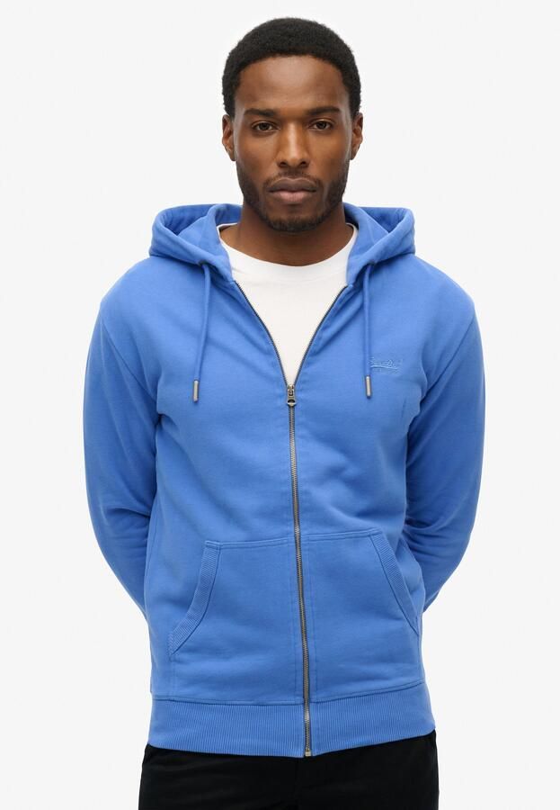 Superdry Sweater Sweatshirt à capuche zippé Logo Essential - Foto 8