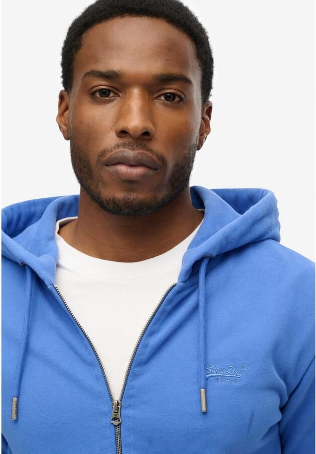 Superdry Sweater Sweatshirt à capuche zippé Logo Essential - Foto 3