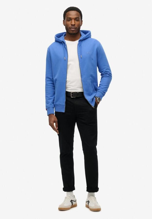 Superdry Sweater Sweatshirt à capuche zippé Logo Essential - Foto 5