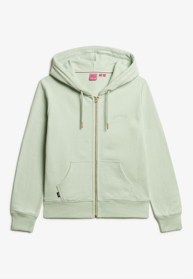 Superdry Sweater Sweatshirt à capuche zippé femme Logo Essential - Foto 6