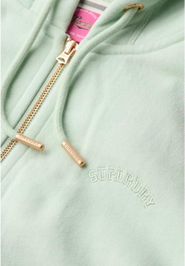 Superdry Sweater Sweatshirt à capuche zippé femme Logo Essential - Foto 4