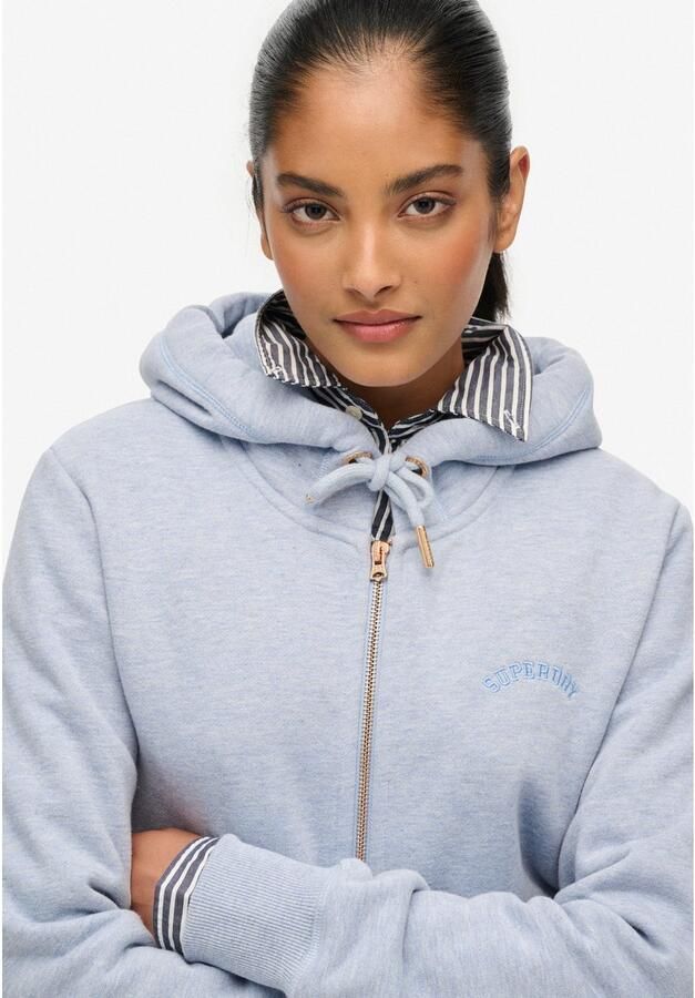 Superdry Capuchonsweatvest ESSENTIAL LOGO ZIPHOOD HB