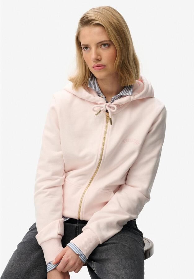 Superdry Capuchonsweatvest ESSENTIAL LOGO ZIPHOOD HB - Foto 4