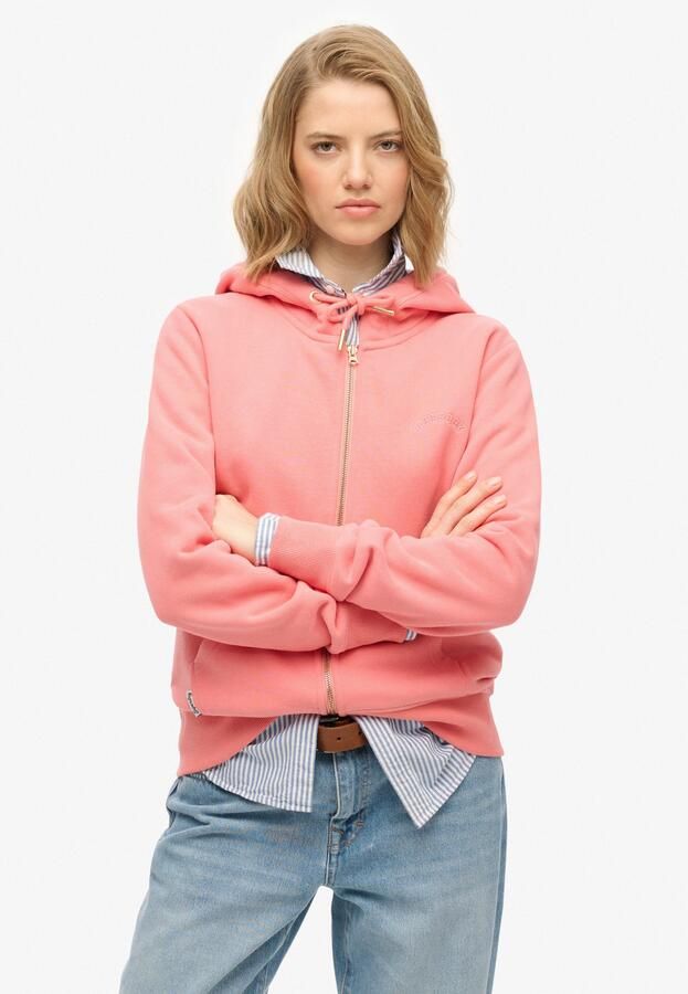 Superdry Capuchonsweatvest ESSENTIAL LOGO ZIPHOOD HB - Foto 6