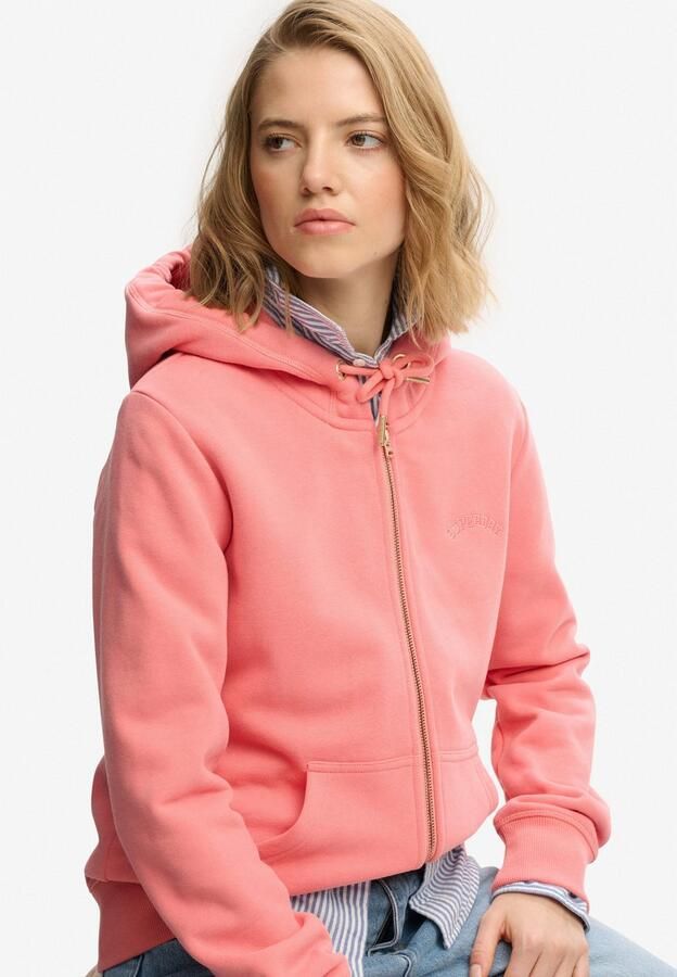 Superdry Capuchonsweatvest ESSENTIAL LOGO ZIPHOOD HB - Foto 3