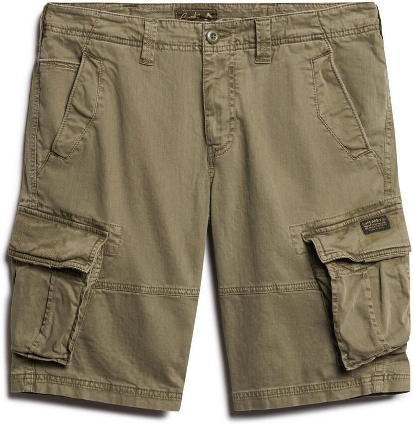 Superdry Korte cargobroek met labeldetail