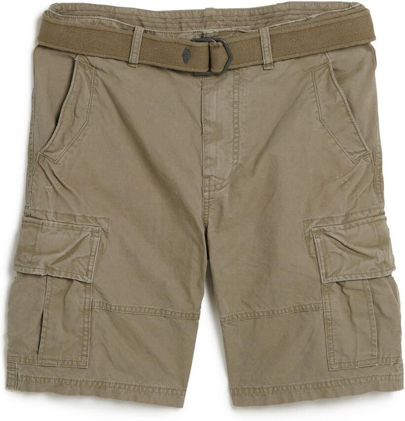 Superdry Regular fit korte cargobroek met riem model 'Heavy'