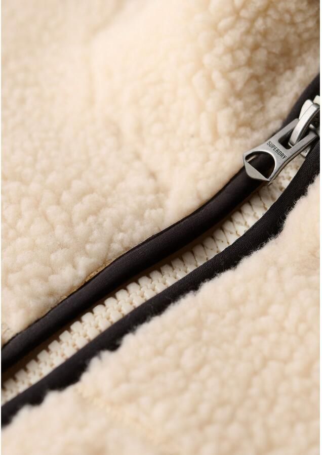 Superdry Fleecetrui OUTDOOR FLEECE HALF ZIP met opstaande kraag en korte ritssluiting in troyer-look - Foto 3