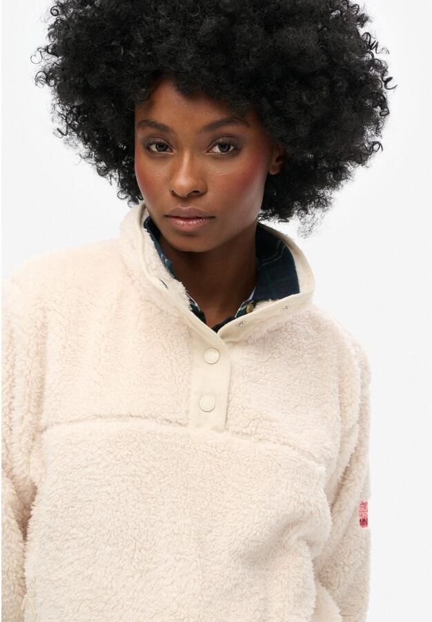 Superdry Fleecetrui SUPER SOFT HENLEY - Foto 2