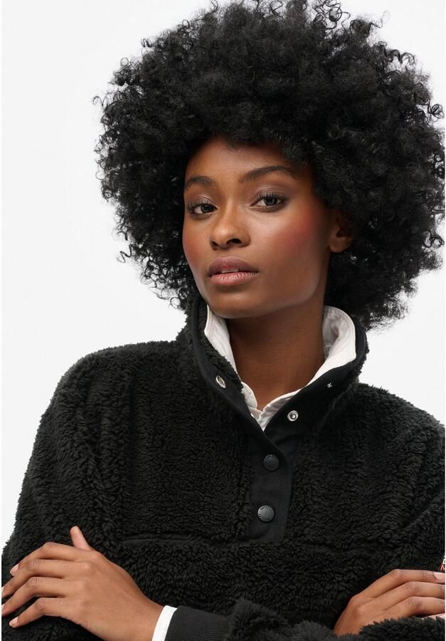 Superdry Fleecetrui SUPER SOFT HENLEY