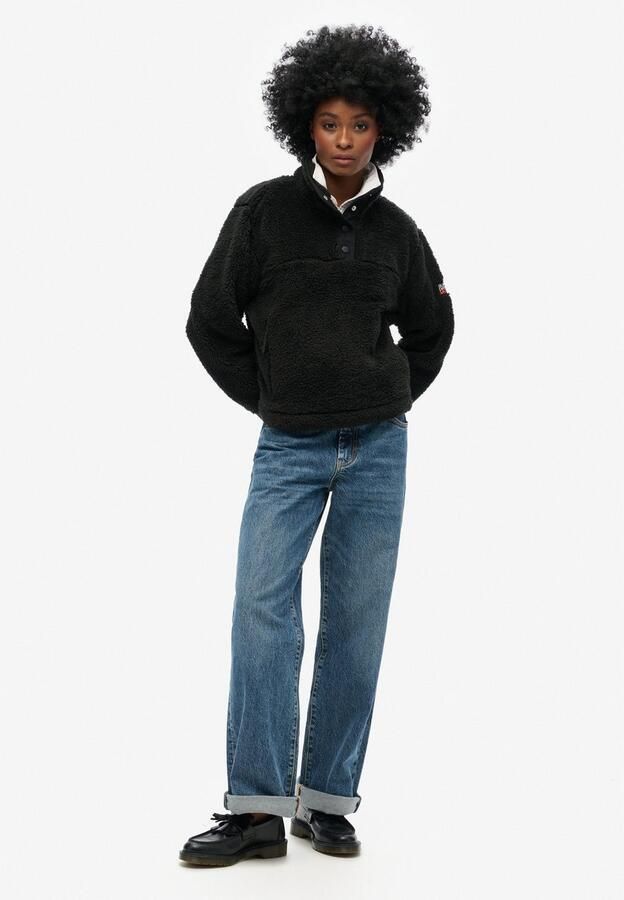 Superdry Fleecetrui SUPER SOFT HENLEY - Foto 3