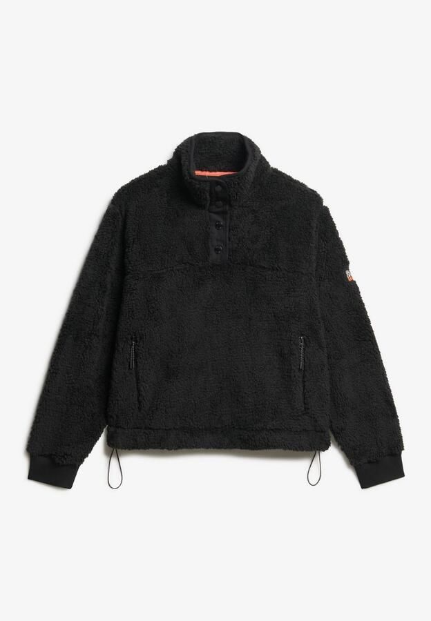 Superdry Fleecetrui SUPER SOFT HENLEY - Foto 4