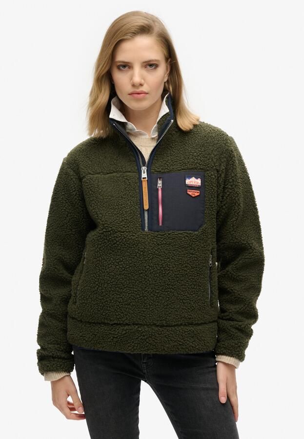 Superdry Fleecetrui VINTAGE RETRO HALF ZIP FLEECE - Foto 8