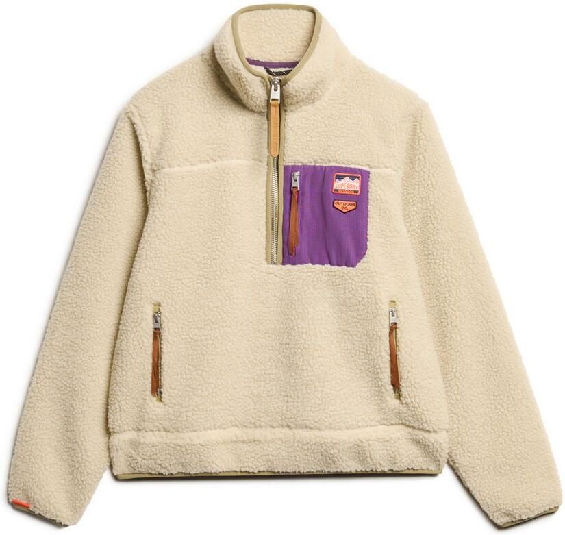 Superdry Fleecetrui VINTAGE RETRO HALF ZIP FLEECE