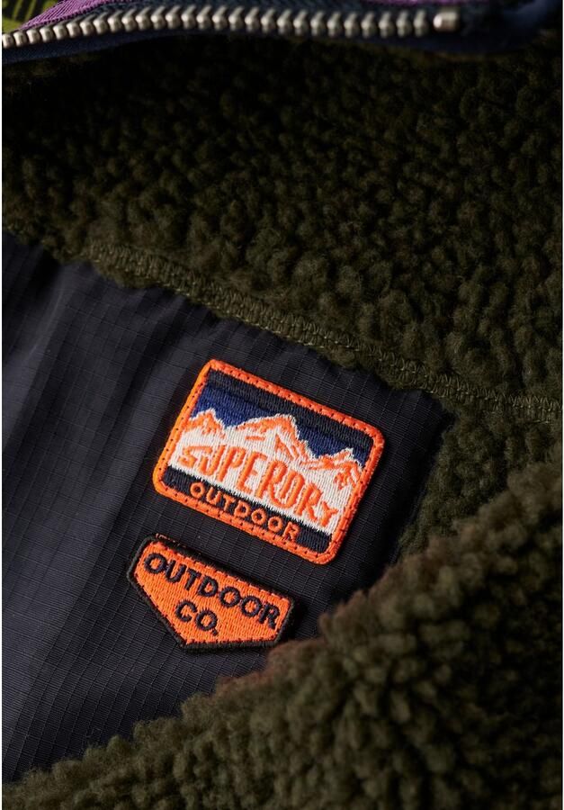 Superdry Fleecetrui VINTAGE RETRO HALF ZIP FLEECE - Foto 2
