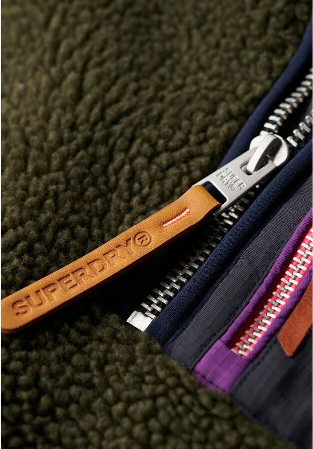 Superdry Fleecetrui VINTAGE RETRO HALF ZIP FLEECE - Foto 3