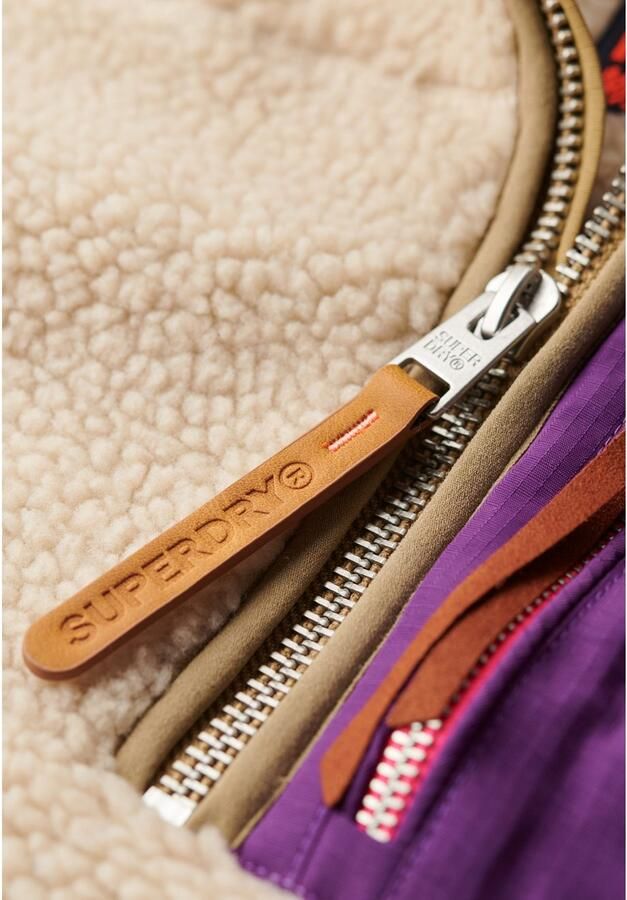 Superdry Fleecetrui VINTAGE RETRO HALF ZIP FLEECE - Foto 3