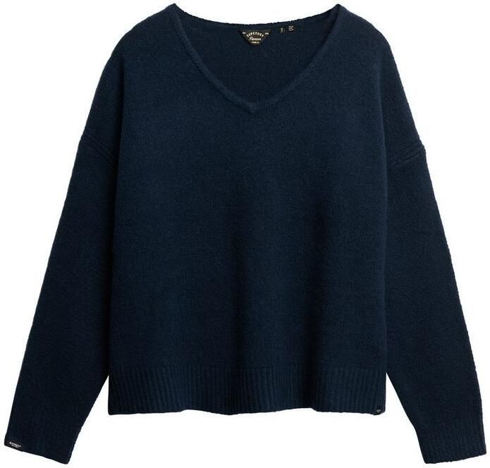 Superdry Gebreide trui BRUSHED OS V NECK JUMPER - Foto 6