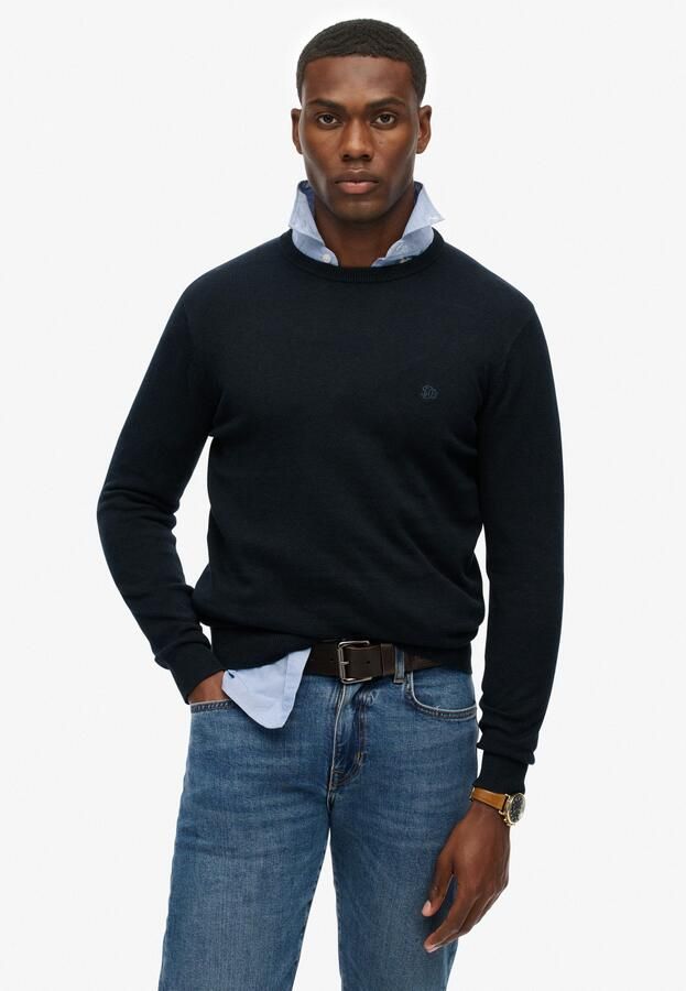 Superdry Gebreide trui ESSENTIALS COTTON JUMPER - Foto 7