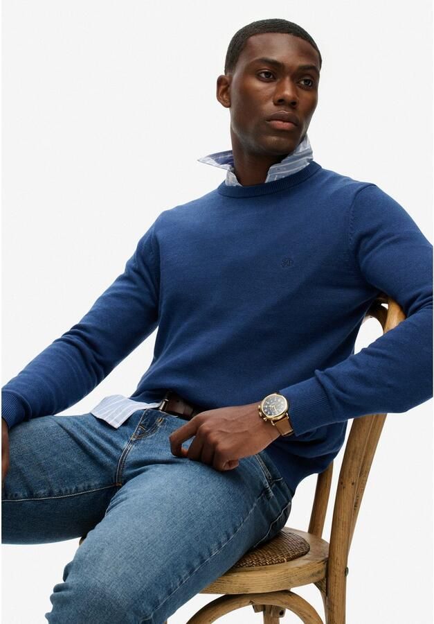 Superdry Gebreide trui ESSENTIALS COTTON JUMPER