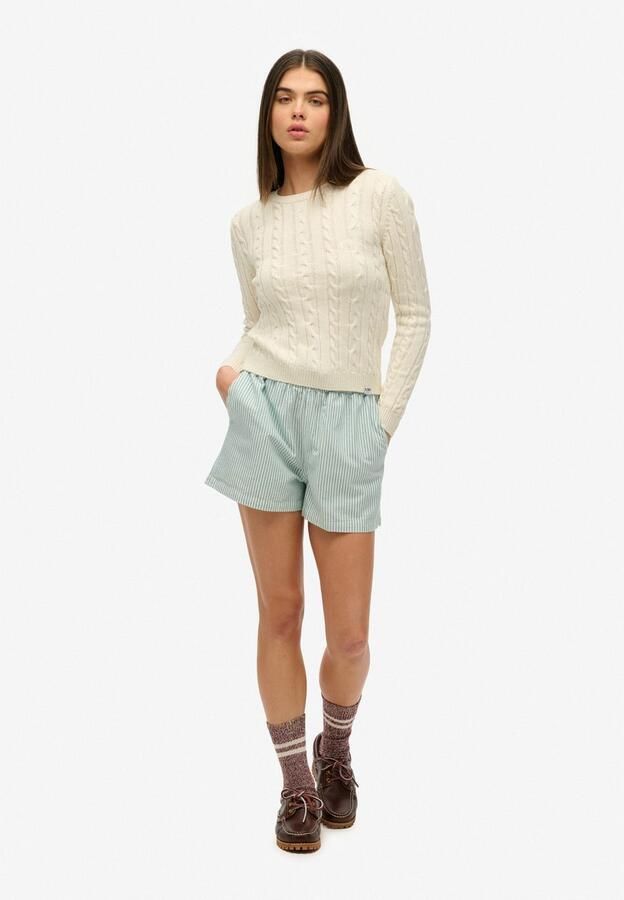 Superdry Gebreide trui ESSENTIALS SLIM CABLE JUMPER - Foto 4