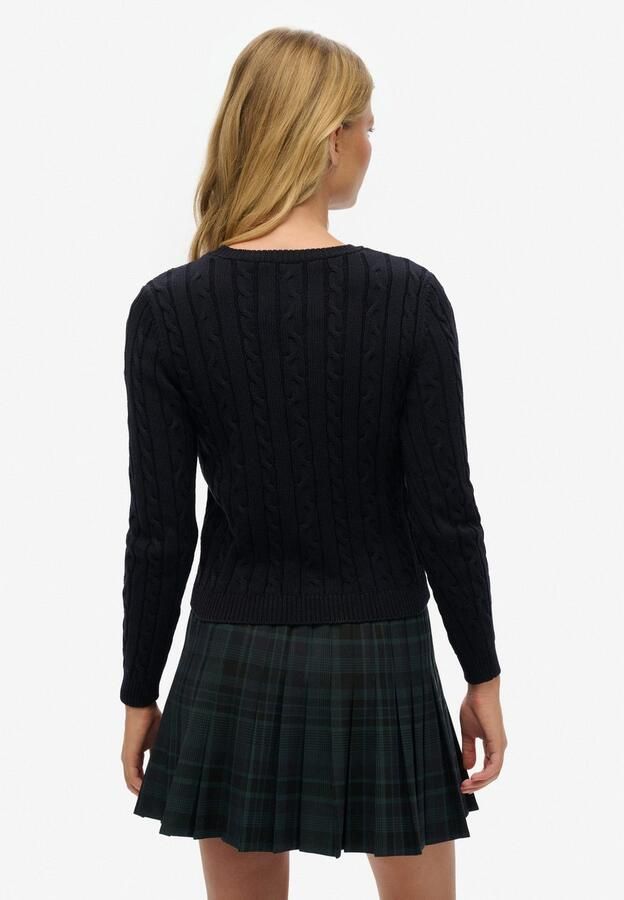 Superdry Gebreide trui ESSENTIALS SLIM CABLE JUMPER - Foto 3