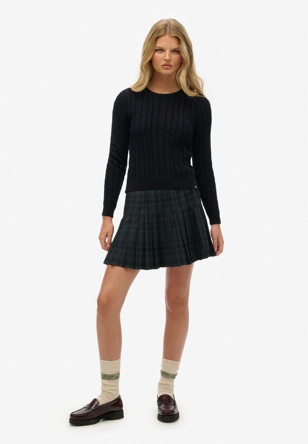 Superdry Gebreide trui ESSENTIALS SLIM CABLE JUMPER - Foto 4