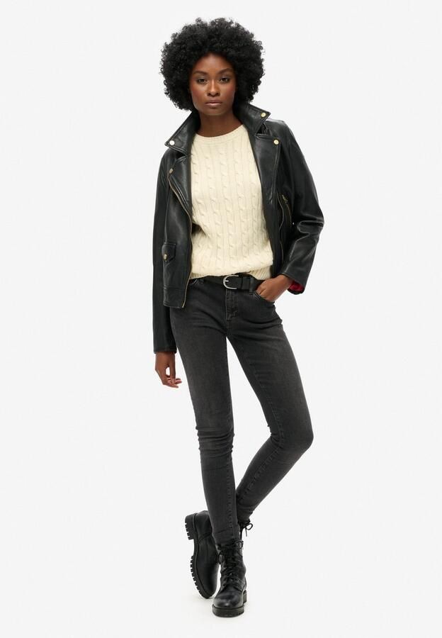 Superdry Trui Pull large en maille torsadée femme - Foto 4