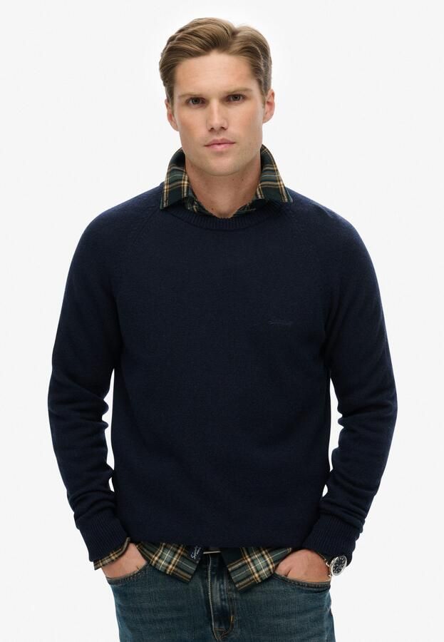 Superdry Gebreide trui WOOL BLEND JUMPER - Foto 7