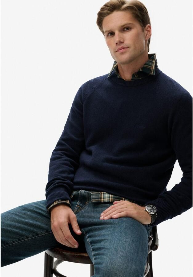 Superdry Gebreide trui WOOL BLEND JUMPER