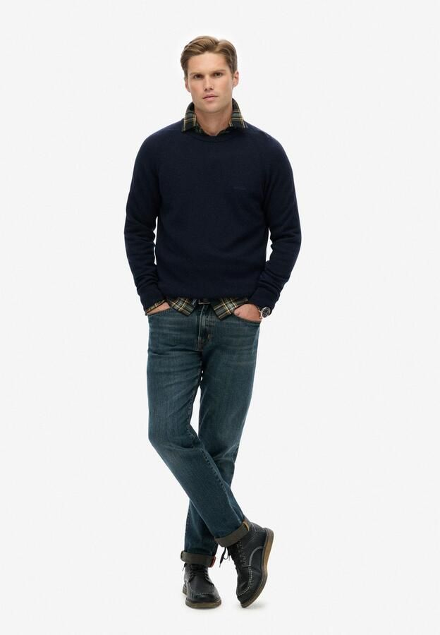 Superdry Gebreide trui WOOL BLEND JUMPER - Foto 4