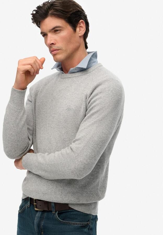 Superdry Gebreide trui WOOL BLEND JUMPER - Foto 7