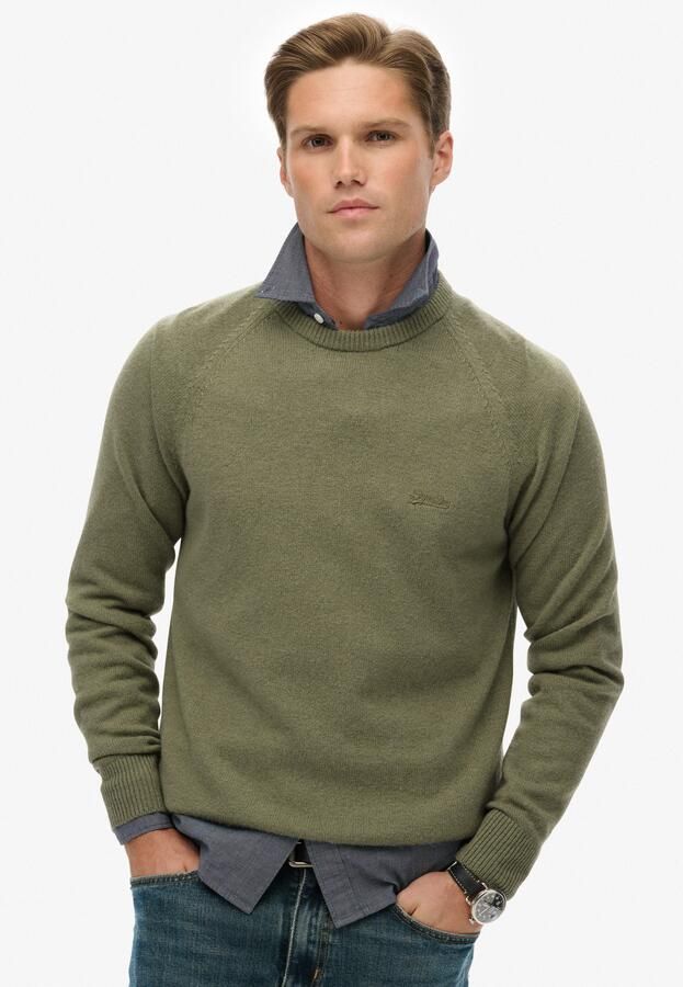 Superdry Gebreide trui WOOL BLEND JUMPER - Foto 7