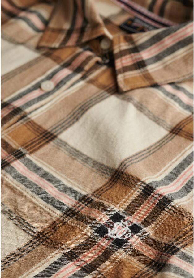 Superdry Geruite blouse CHECK FLANNEL BOYFRIEND SHIRT