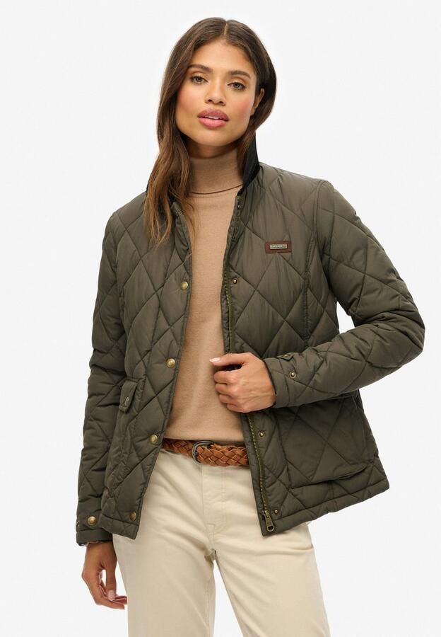 Superdry Gewatteerde jas CORD TRIMMED LINER JACKET - Foto 4