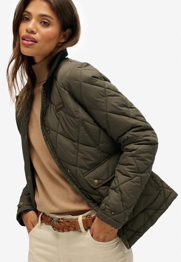 Superdry Gewatteerde jas CORD TRIMMED LINER JACKET - Foto 5