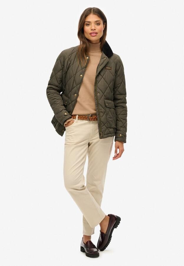 Superdry Gewatteerde jas CORD TRIMMED LINER JACKET - Foto 6