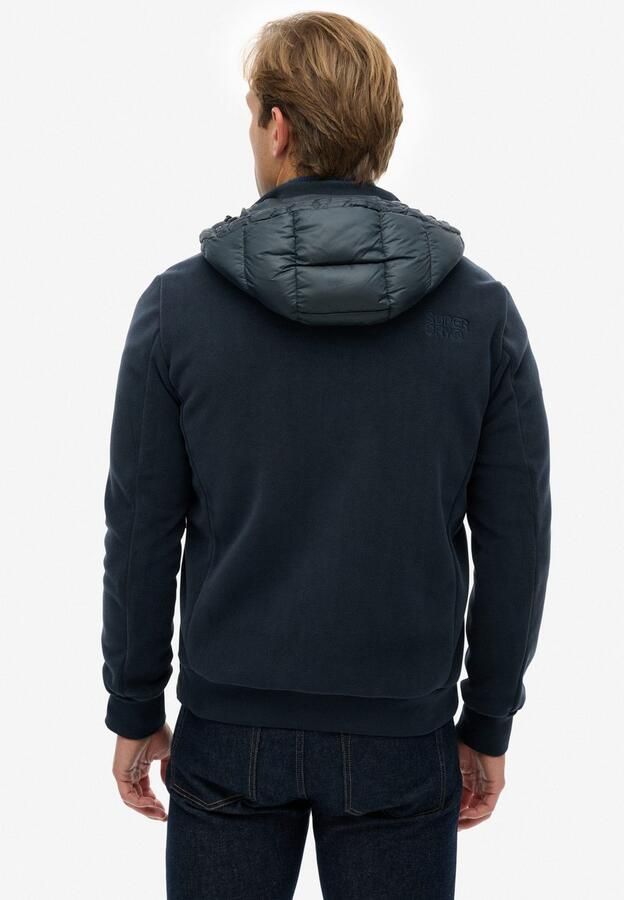 Superdry Gewatteerde jas HOOD STORM FLEECE HYBRID JKT - Foto 3